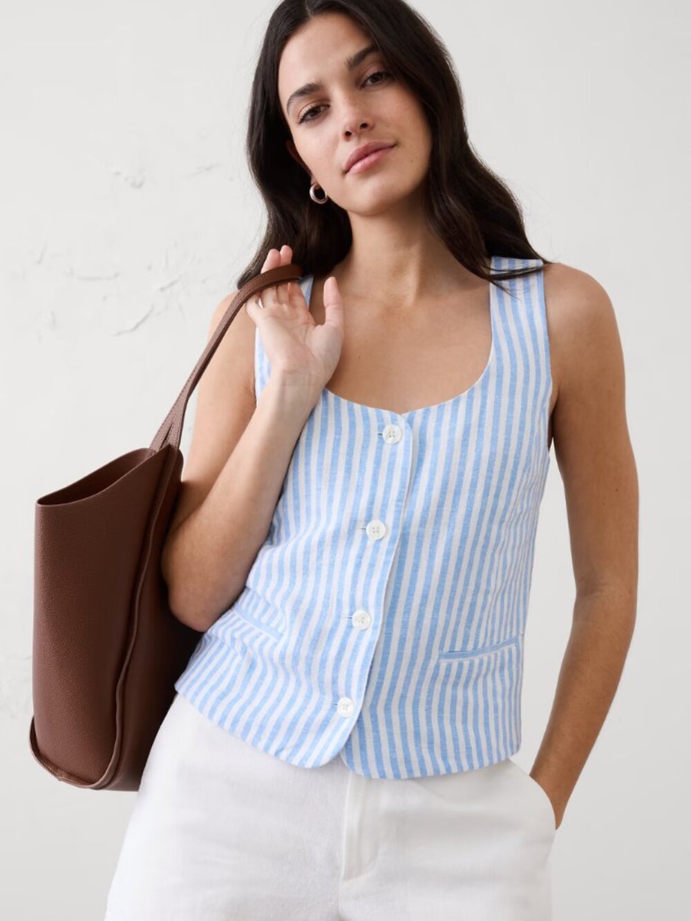 Banana Republic Scoop-Neck Vest